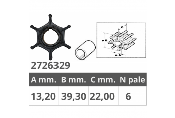 LAUFRAD SUZUKI 4T 9.9-15 PS