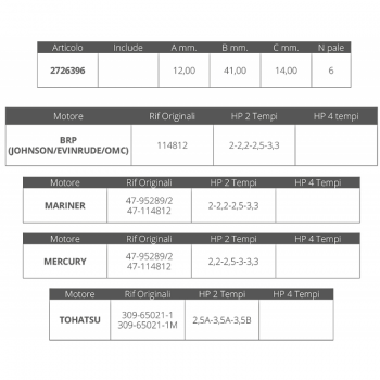 TOHATSU LAUFRAD REF. OR.3C7-65021-2