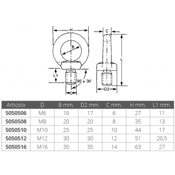 GULFARE INOX 316 MÄNNLICH Ø MM.6