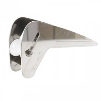 Feste Bugrolle aus Edelstahl