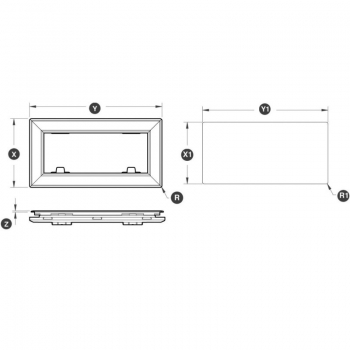 Lewmar bündiges Bullauge