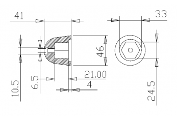 SIDE POWER ALUMINIUM OLIVE