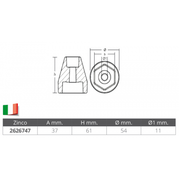 DÜSE FÜR YANMAR PROPELLER