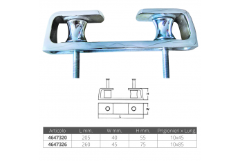 Edelstahlwalze Fairlead