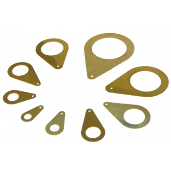 MESSING MASS PLATTE 3/8