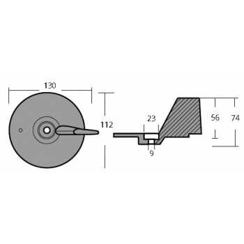 MAGNESIUM FIN 75-90-115-130 PS