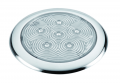 6 LED-Deckenleuchte aus Edelstahl