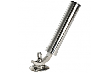 Verstellbarer Rutenhalter Flache Basis Edelstahl