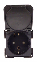 Shuko 230 V Steckdose mit Haube