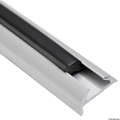 Profilleiste aus eloxiertem Aluminium 25x7+15 mm Stangen zu 3/6m