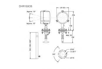 LED DHR PROJEKTOR Ø MM.150