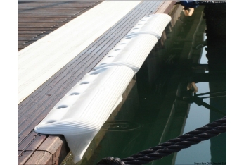Fender f. Bootstege, weiß 330 mm 