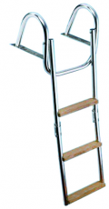 3 Stufen klappbare Edelstahlleiter