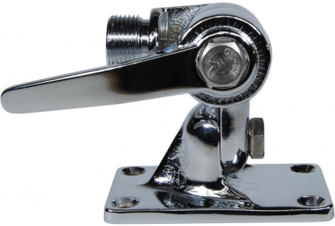 Scout PA-33 4-Wege-Sockel aus verchromtem Messing