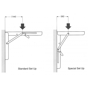 KLAPPBARE EDELSTAHLHALTERUNG