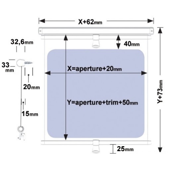 Oceanair Rollo für Luken und Fenster