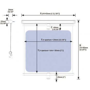 Oceanair Rollo für Bullaugen und Fenster