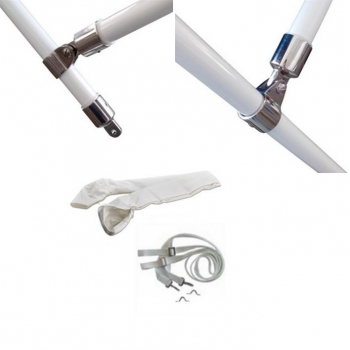 Markise 4 Bögen Schicke Höhe 140 cm.